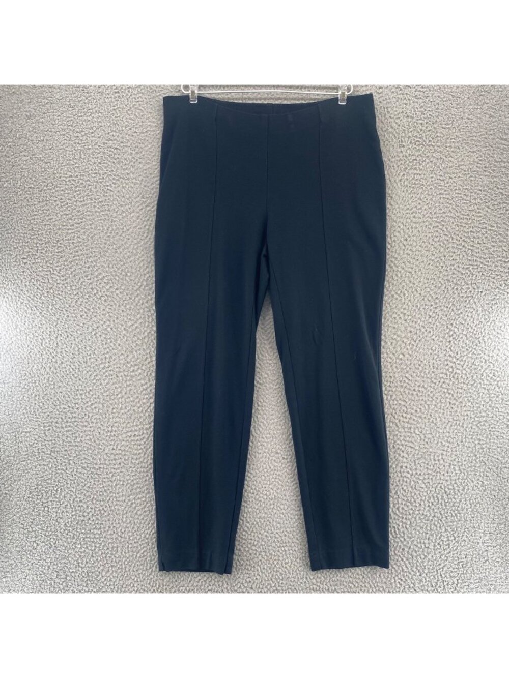 J Jill Pants Womens Small Black Ponte Slim Leg Pull On Leggings Stretch Active